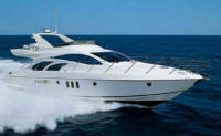 Azimut 55 for chskippered charter in Cyprus.